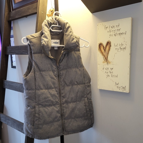Ladies Old Navy Vest (Grey) (Size Small) - Picture 1 of 4